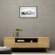 La Ferrari Silver Sketch Wall Art