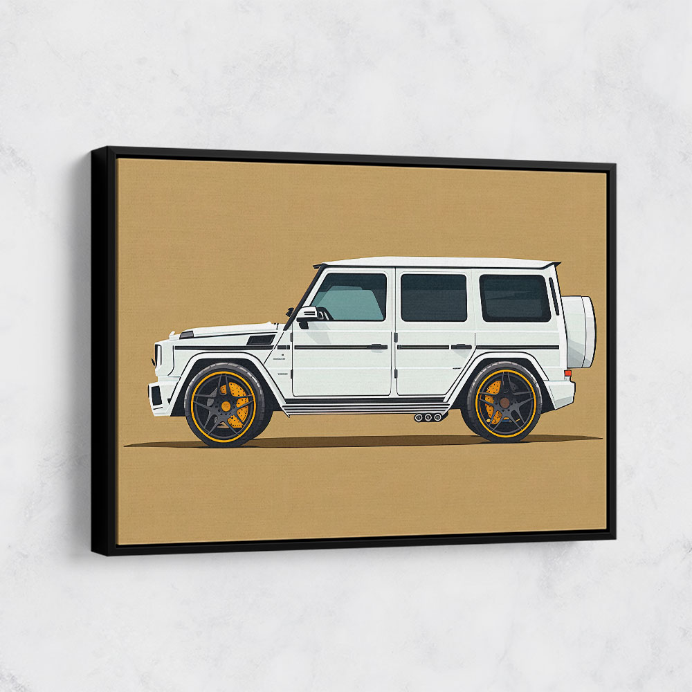 Mercedes G Wagon Sketch Art