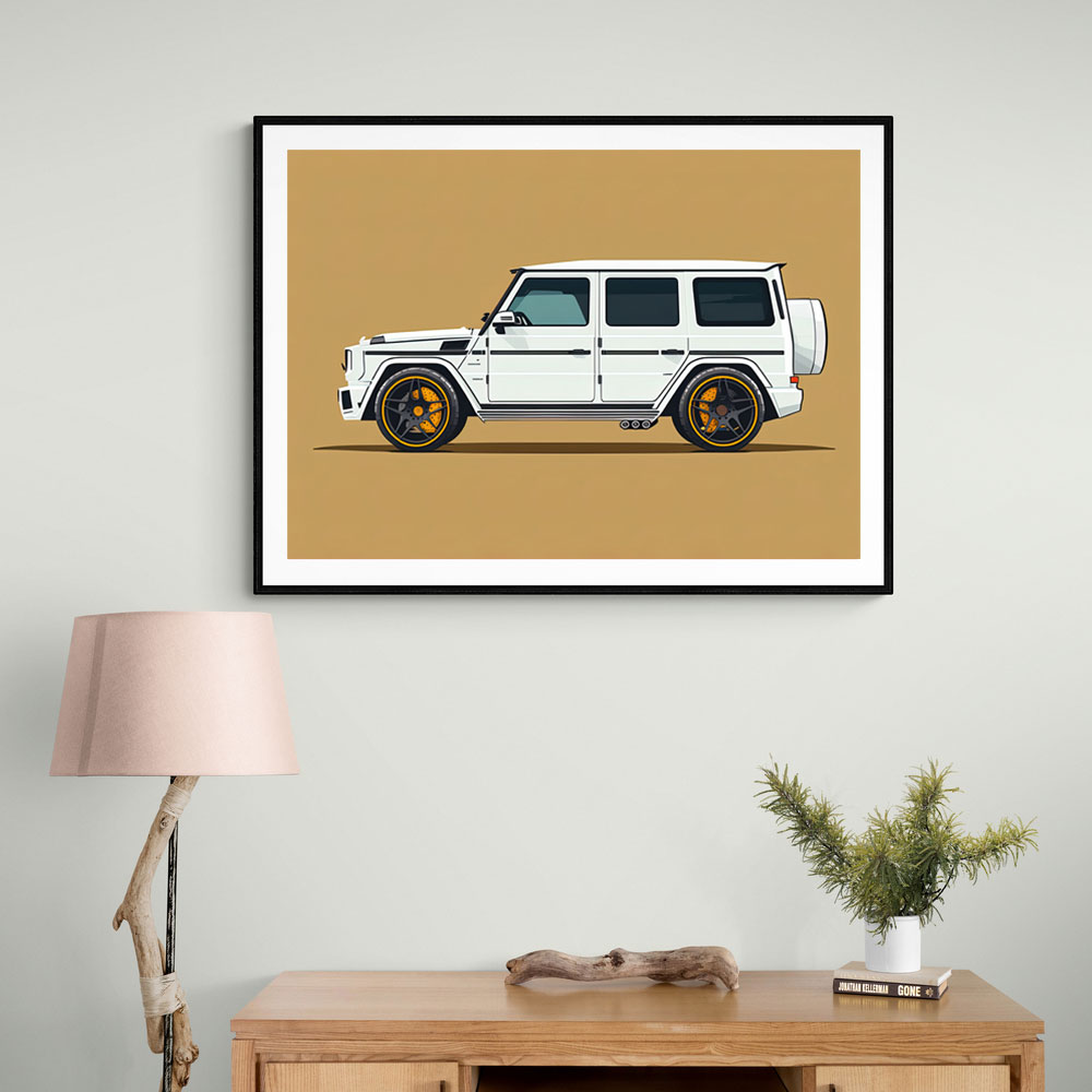 Mercedes G Wagon Sketch Art