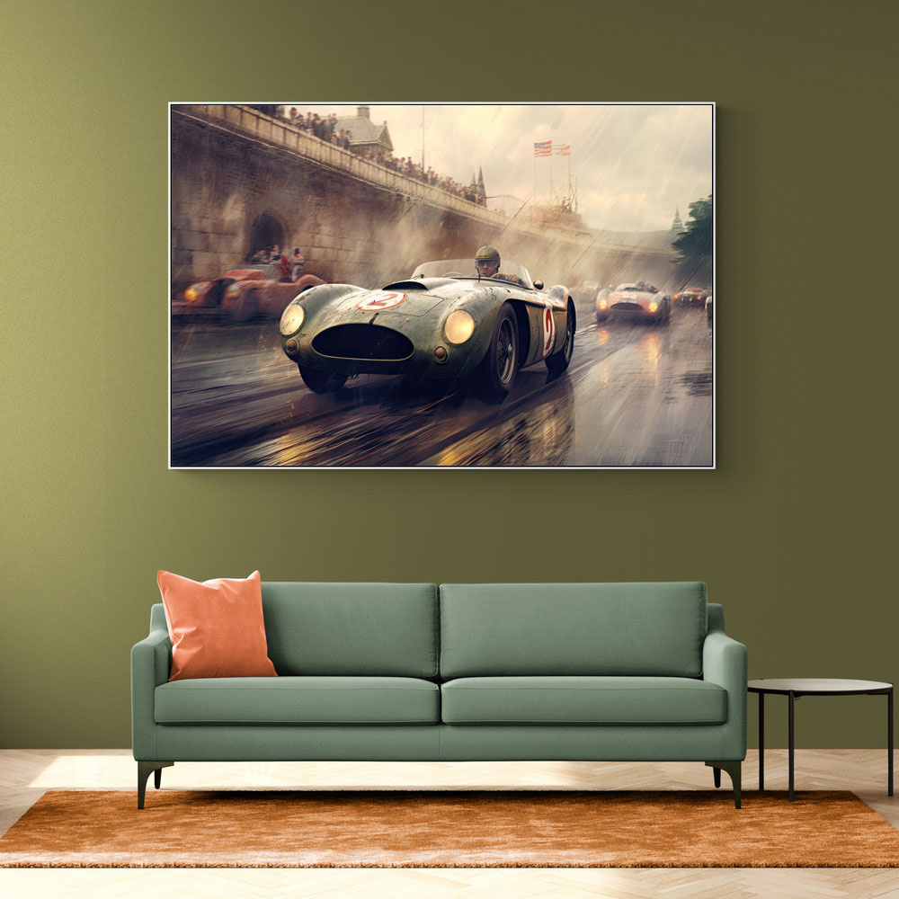Vintage Le Mans Racing Wall Art