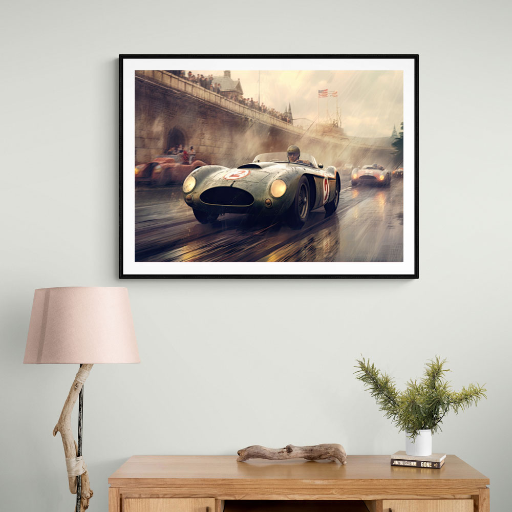 Vintage Le Mans Racing Wall Art