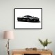 La Ferrari Concept in Black Wall Art