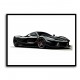 La Ferrari Concept in Black Wall Art