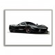 La Ferrari Concept in Black Wall Art