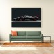 La Ferrari Concept in Black 3 Wall Art