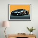 Lamborghini Aventador Sketch Wall Art