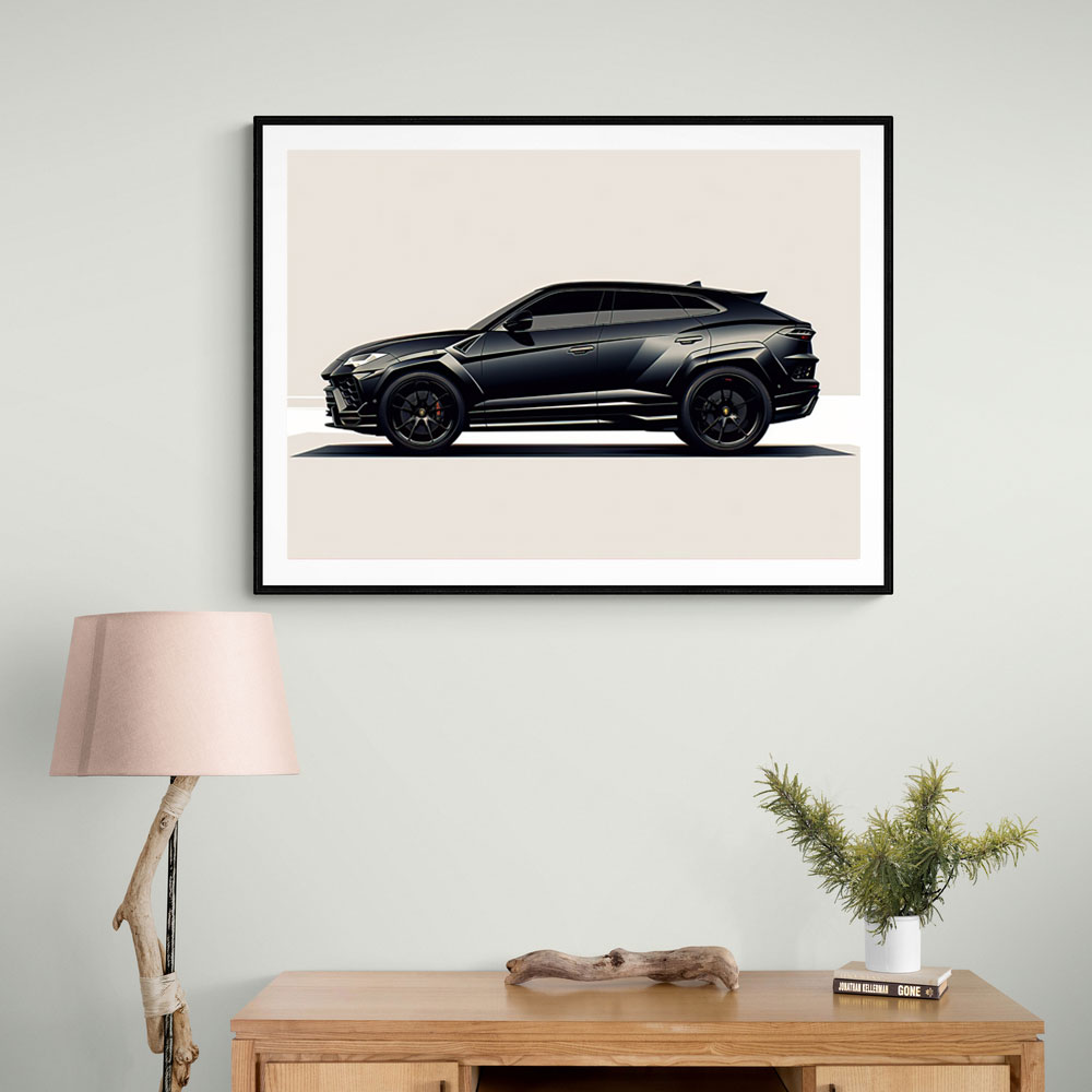 Urus Black 2 Wall Art