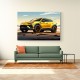 Lamborghini Urus Cartoon Style Wall Art