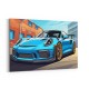 Porsche 911 GT3 RS Cartoon Style 3 Wall Art
