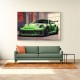 Porsche 911 GT3 RS Cartoon Style Wall Art