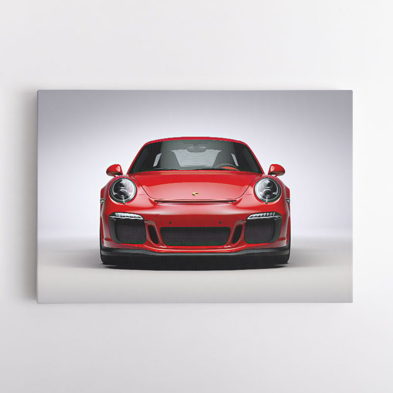 Red Porsche 911 GT3 Wall Art
