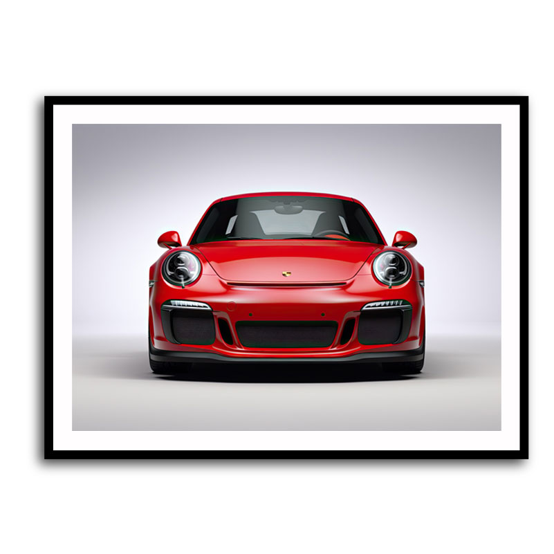 Red Porsche 911 GT3 Wall Art
