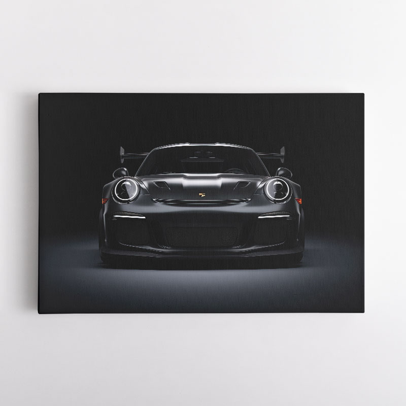 Porsche 911 GT3 RS Black Wall Art