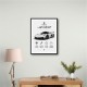 Koenigsegg Jesko  Hypercar Stats Wall Art