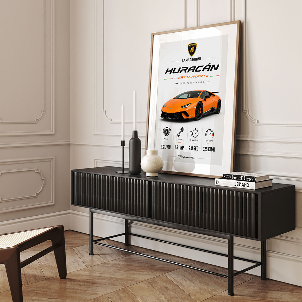 Lamborghini Huracan Performante Wall Art