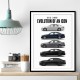 AMG GT 4 Door Lineage  From Concept To Performance Edition Car Art Print