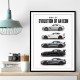AMG GT Evolution  From Grand Tourer To Track Beast Car Art Print