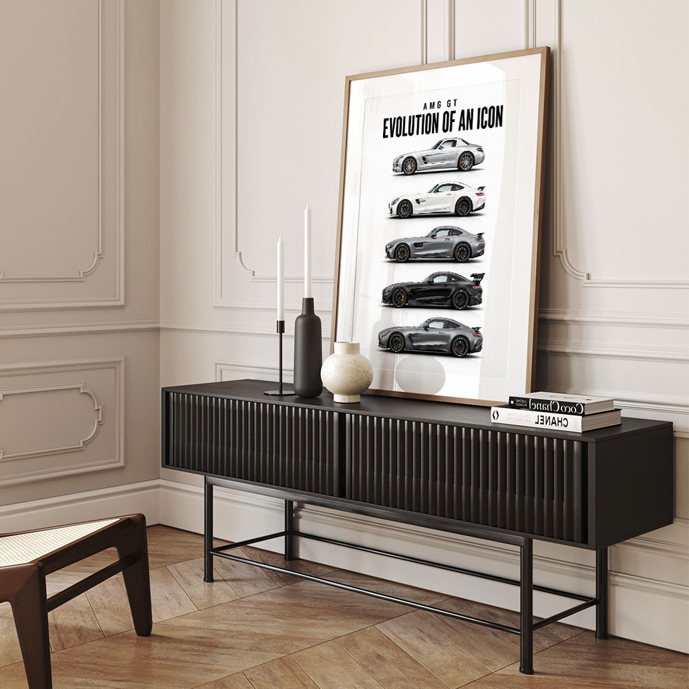 AMG GT Evolution  From Grand Tourer To Track Beast Car Art Print