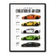 Aventador Evolution Supercar Series Art Print