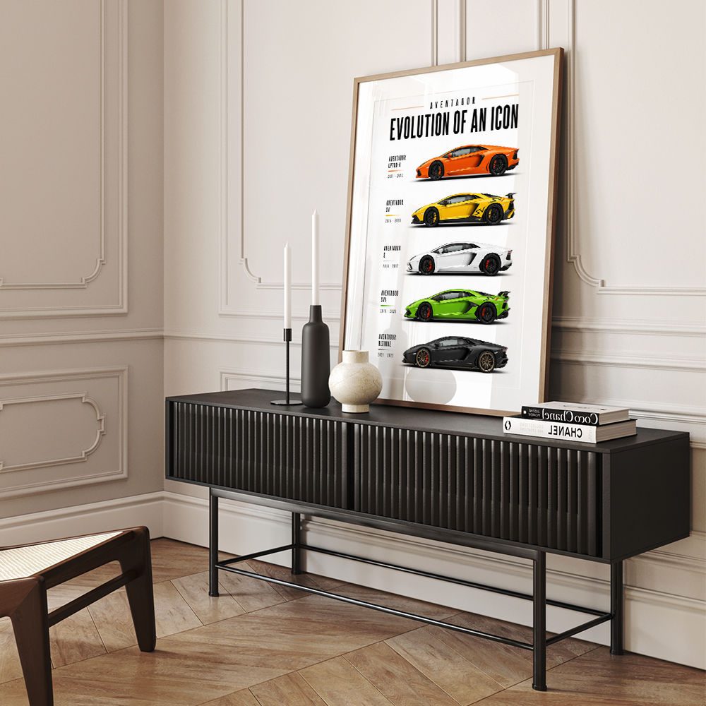 Aventador Evolution Supercar Series Art Print