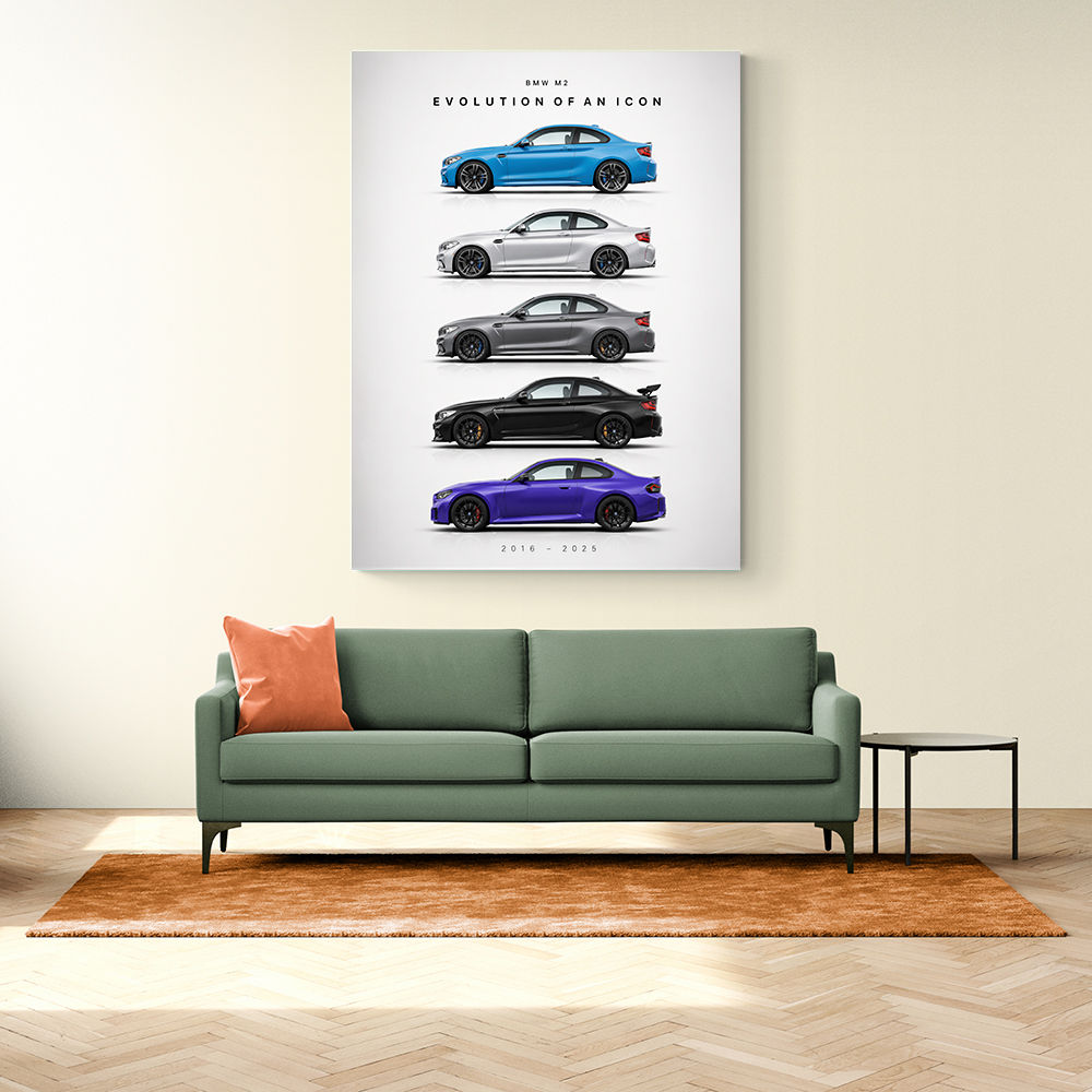 BMW M2 Evolution Of An Icon Art Print