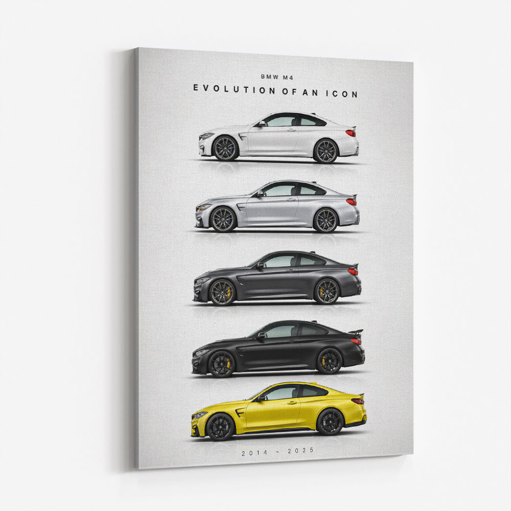 BMW M4 Evolution Sports Car Art Print