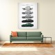 BMW M5 Evolution Generations Wall Art