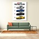 Corvette C8 Lineup The Future Of American Performance Art Print