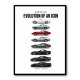 Corvette Legacy  The Complete Evolution Art Print