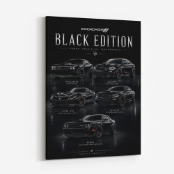 Dodge Black Edition  Power  Precision Performance Art Print