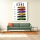 Lamborghini Icons Sports Cars Wall Art 2