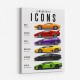 Lamborghini Icons Sports Cars Wall Art 2