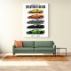 Lamborghini V12 Evolution Classic Modern Art Print