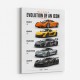 Mclaren Cars Evolution Iconic Wall Art