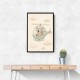 Koala Helicopter Nursery Wall Art 