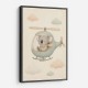 Koala Helicopter Nursery Wall Art 