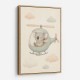 Koala Helicopter Nursery Wall Art 