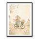 Mouse Bicycle Ride Nursery Wall Art