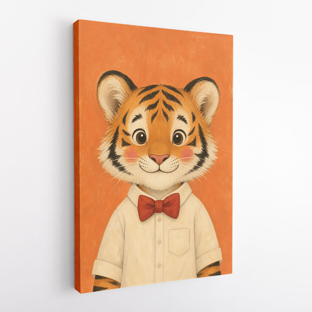 Tiger With Bow Tie