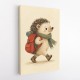 Hedgehog With Backpack