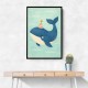 Whale With Party Hat