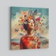 Beauty With Butterfly Crown Collage Wall Art