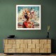Beauty With Butterfly Crown Collage Wall Art