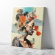 Beauty With Flowers 3 Collage Wall Art