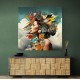 Beauty With Flowers 4 Collage Wall Art