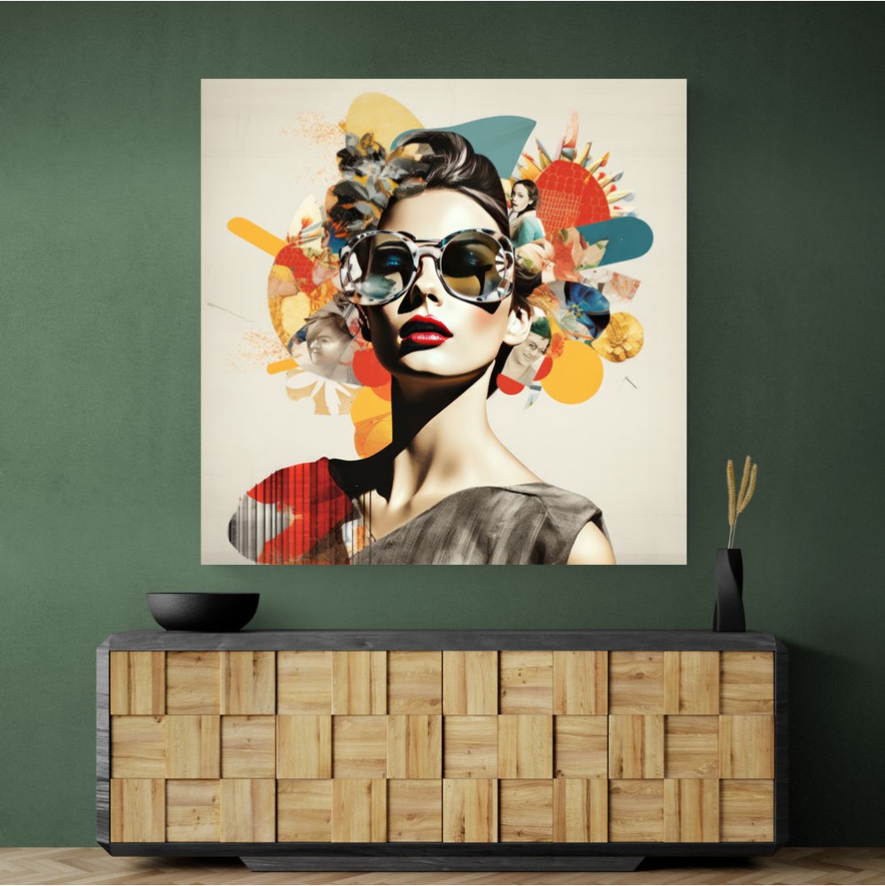 Woman Portrait 5 Collage Wall Art