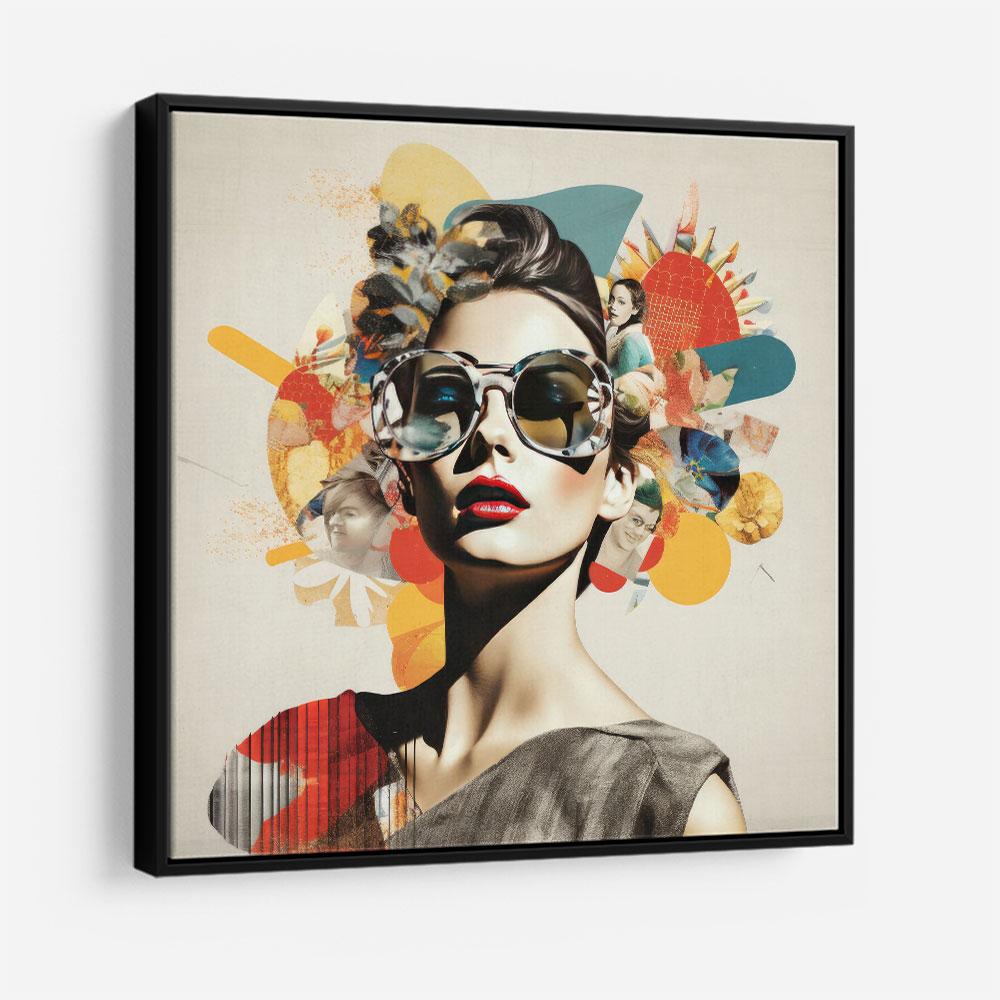 Woman Portrait 5 Collage Wall Art