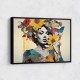 Flowers & Butterfly Women 2 Fusion Collage Wall Art