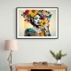 Flowers & Butterfly Women 2 Fusion Collage Wall Art