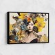 Flowers & Butterfly Women 4 Fusion Collage Wall Art